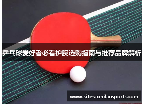 乒乓球爱好者必看护腕选购指南与推荐品牌解析